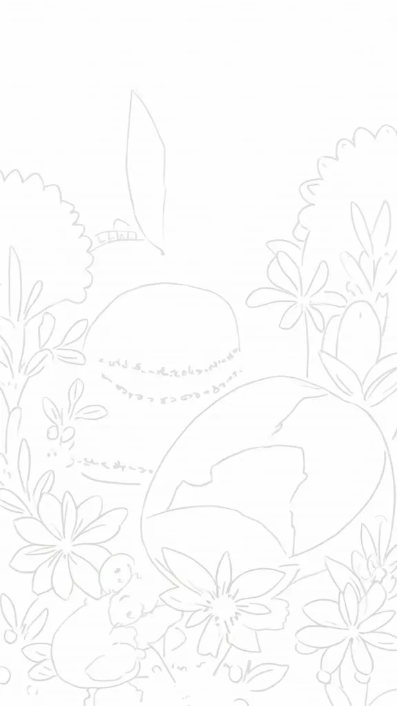 simple easter coloring pages